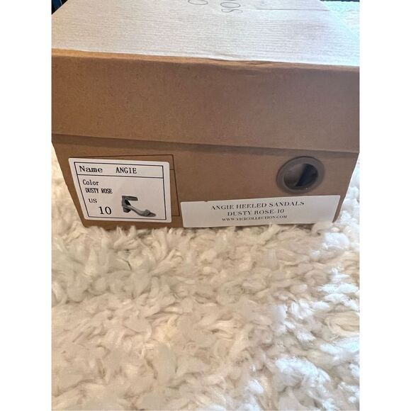 Vici Collection Women's Angie Heeled Sandal In Dusty Rose Size 10 NWT - Picture 5 of 5